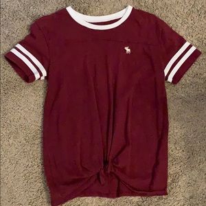 Abercrombie tie shirt
